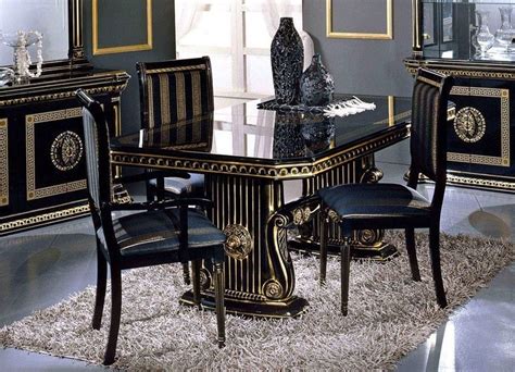 black versace chair|versace dining chairs.